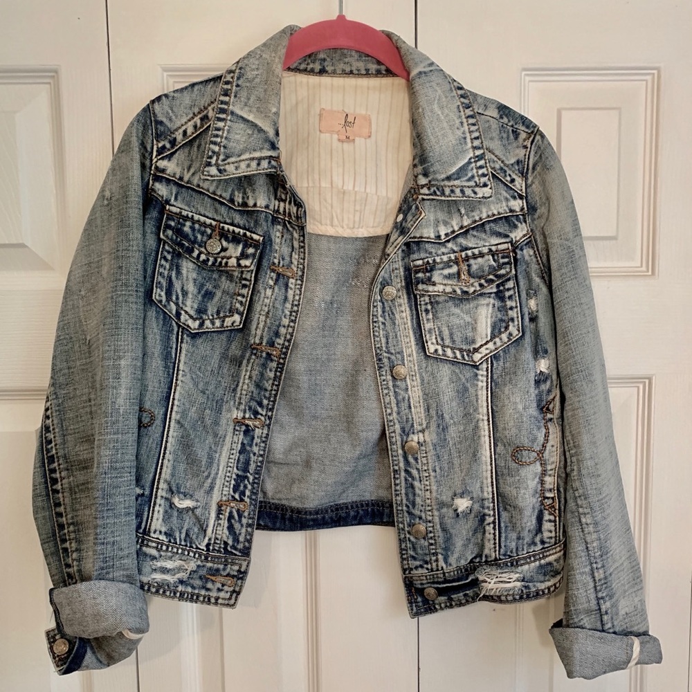 Distressed Jean Jacket
